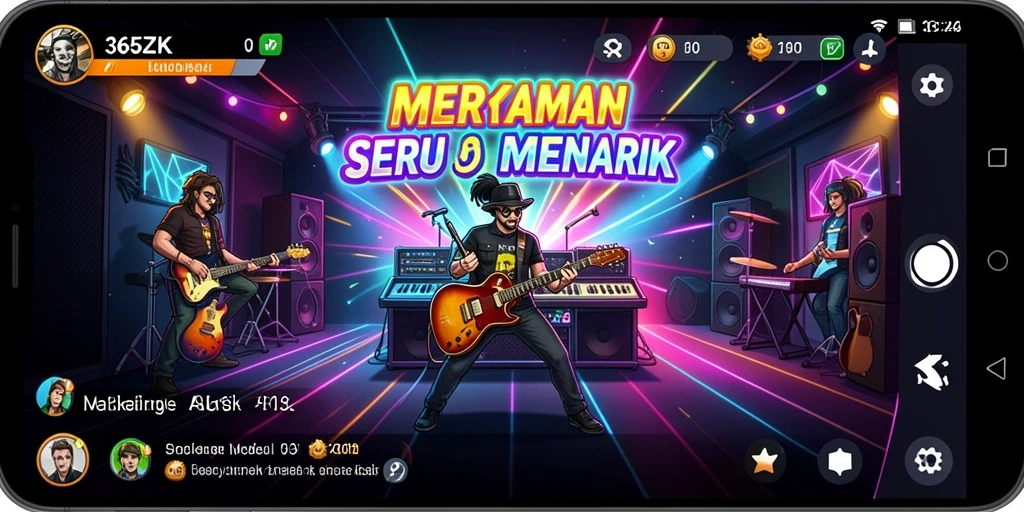 Tampilan gameplay 365ZK yang menawan dan interaktif.