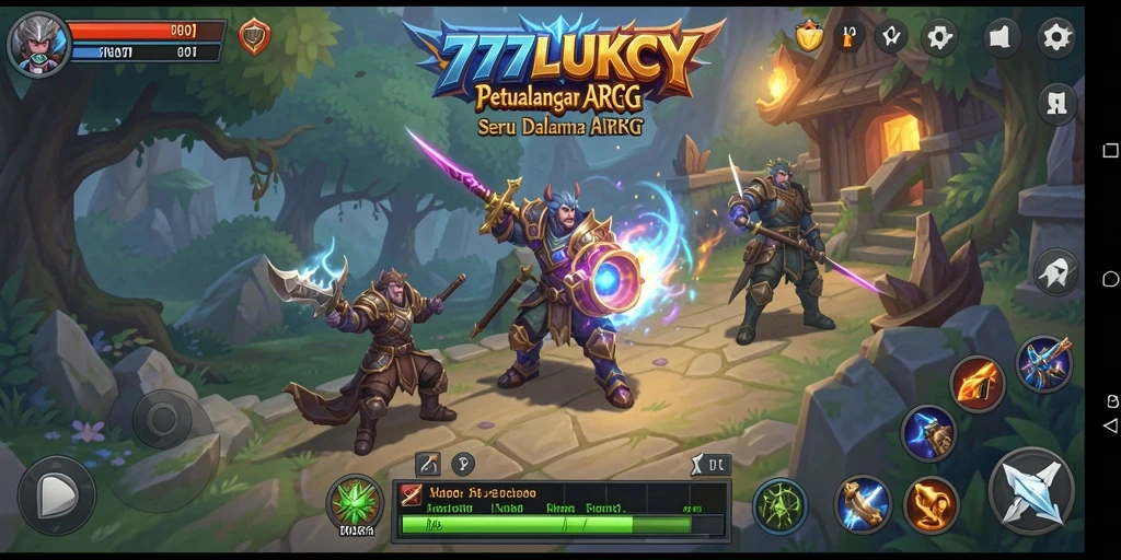 Tampilan gameplay seru dalam 777LUKCY dengan pertarungan yang menegangkan.