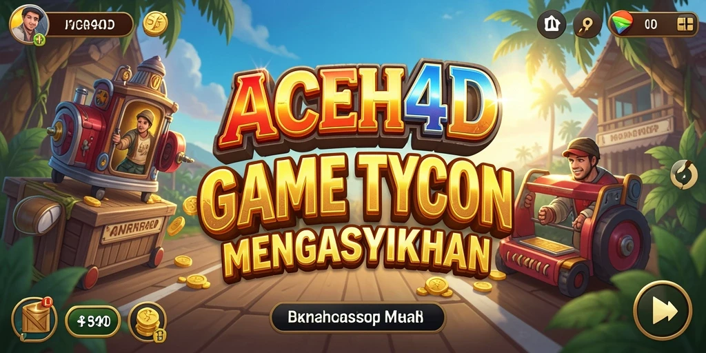 Tampilan gameplay menakjubkan dari ACEH4D yang penuh strategi Tycoon.