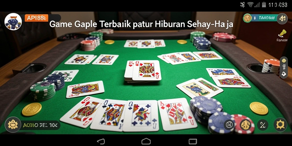 Tampilan menarik dari gameplay Gaple di API88.