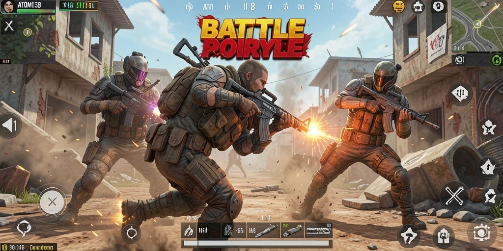 Gameplay intens dan menegangkan di pertempuran ATOM138.