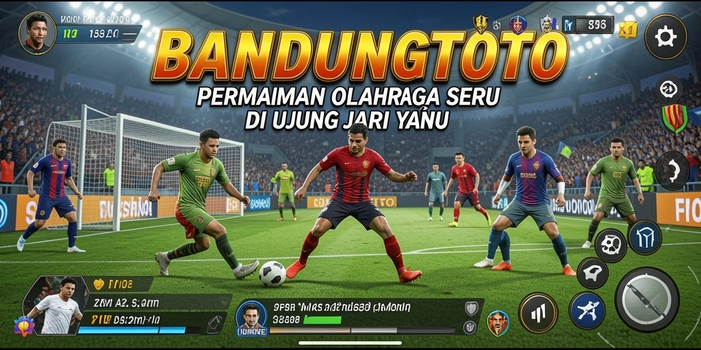 Screenshot BANDUNGTOTO menunjukkan aksi seru permainan olahraga.