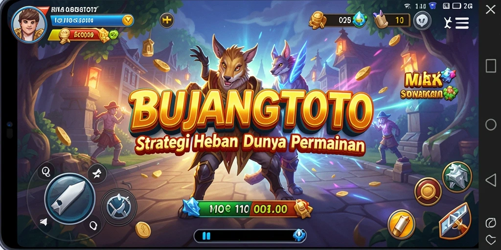 Tampilan gameplay BUJANGTOTO menampilkan strategi dan interaksi pemain.