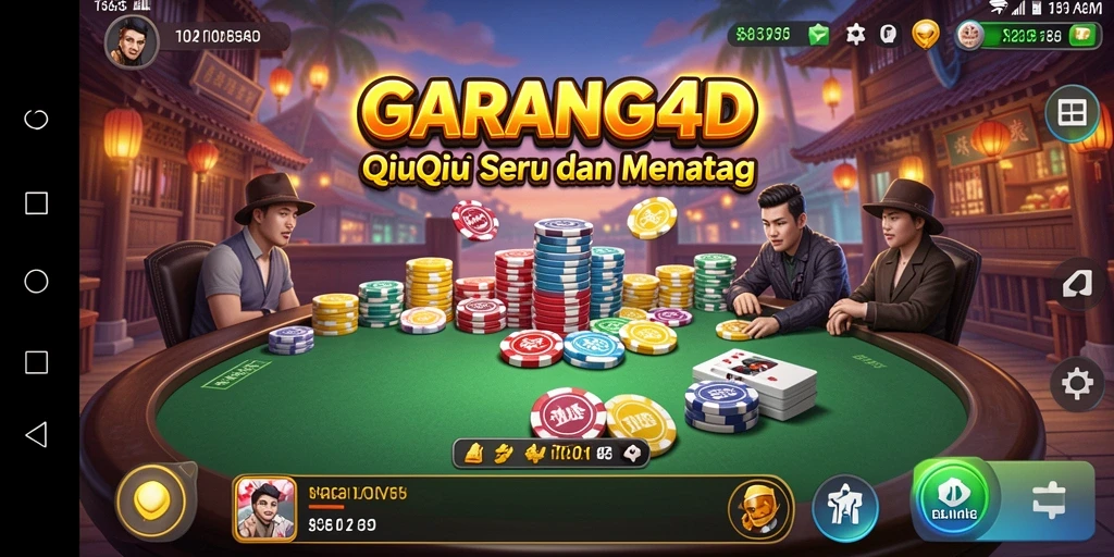 Tampilan gameplay QiuQiu yang seru dan interaktif.