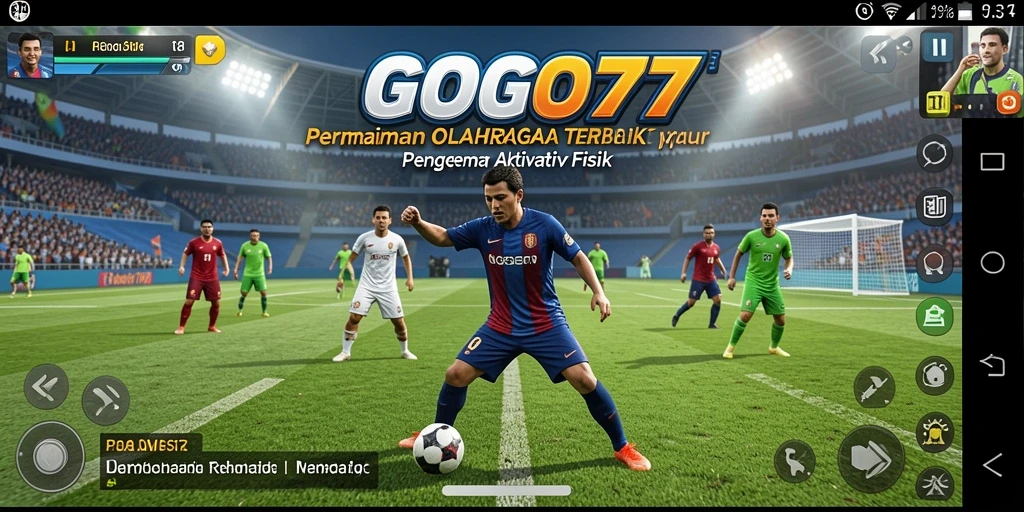 Screenshot GOGO77 menampilkan gameplay olahraga yang seru dan interaktif.