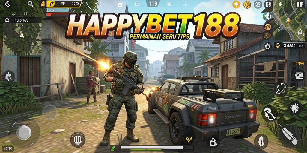 Gameplay seru <strong>HAPPYBET188</strong> dengan aksi tembak-tembakan yang mendebarkan.