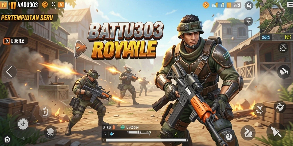 Gameplay intens di medan perang MADU303.