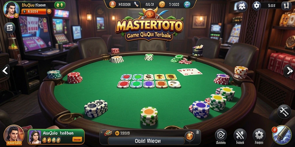 Tampilan gameplay MASTERTOTO yang seru dalam permainan QiuQiu.