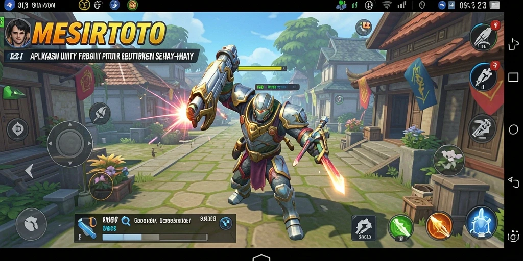 Screenshot utama MESIRTOTO menunjukkan antarmuka pengguna aplikasi Utility yang intuitif.