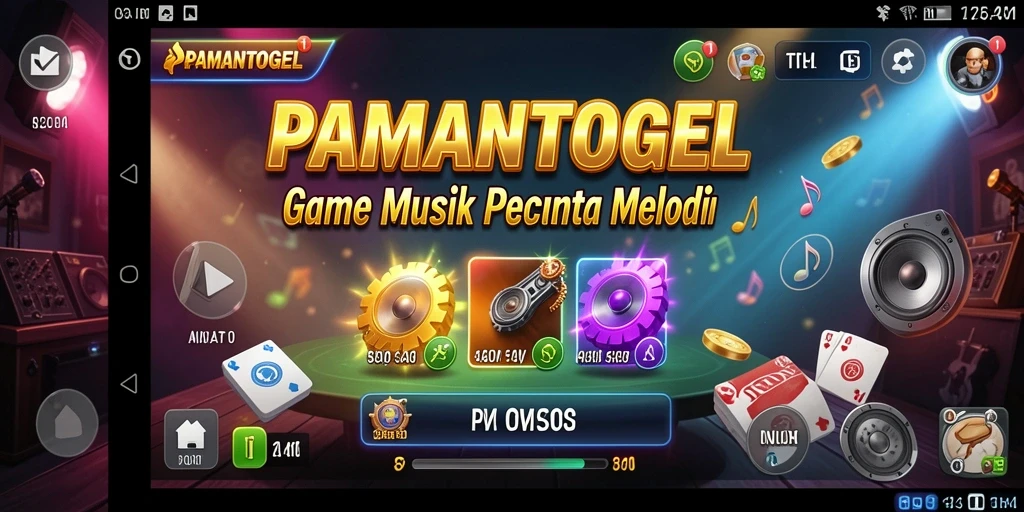 Tampilan gameplay PAMANTOGEL yang menarik dan penuh warna.