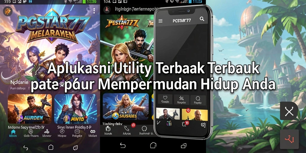 Screenshot utama PGSTAR777 menampilkan antarmuka aplikasi yang intuitif dan mudah digunakan.