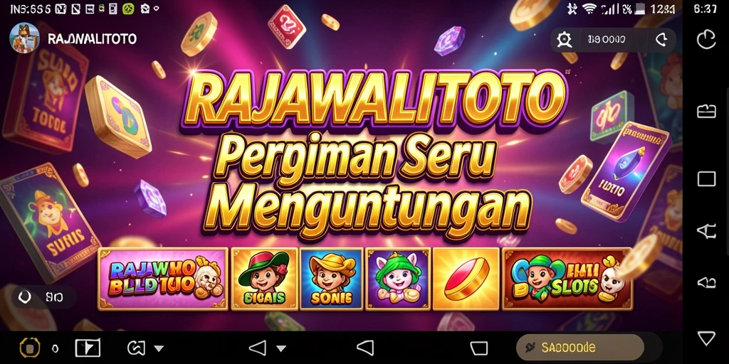 Tampilan gameplay menarik dari RAJAWALITOTO dengan efek visual menawan.