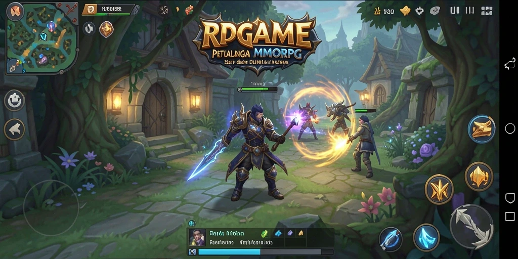 Gameplay menarik RPGAME dalam dunia MMORPG yang luas.