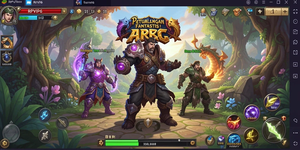 Gameplay RPVIP6 yang mendebarkan dan penuh aksi.