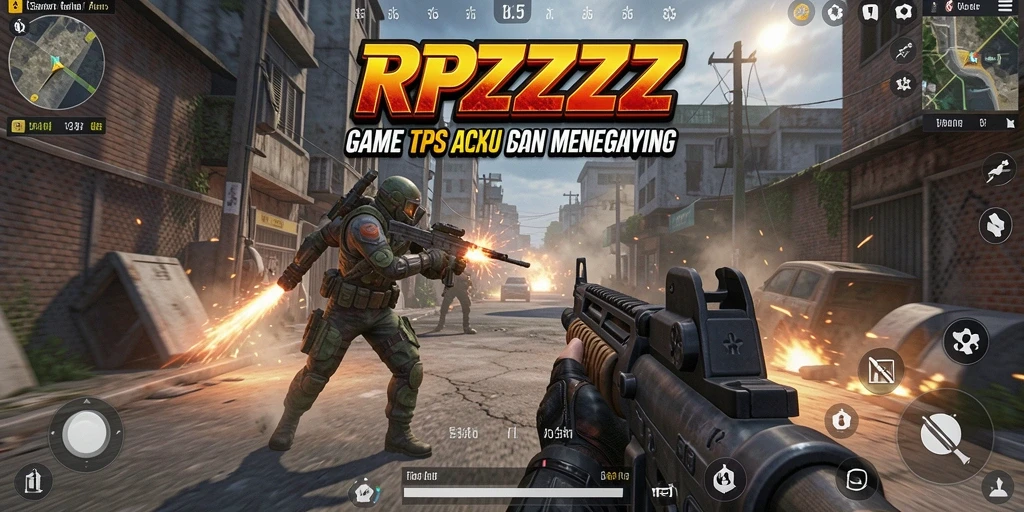 Screenshot gameplay seru RPZZZ dengan aksi menegangkan.