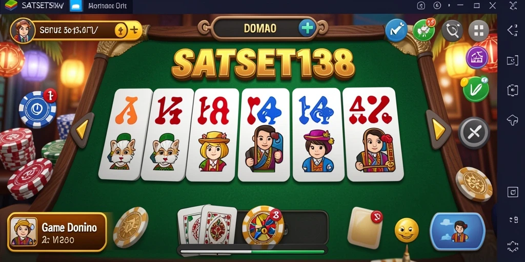 Tampilan gameplay Domino yang memikat dan menarik.