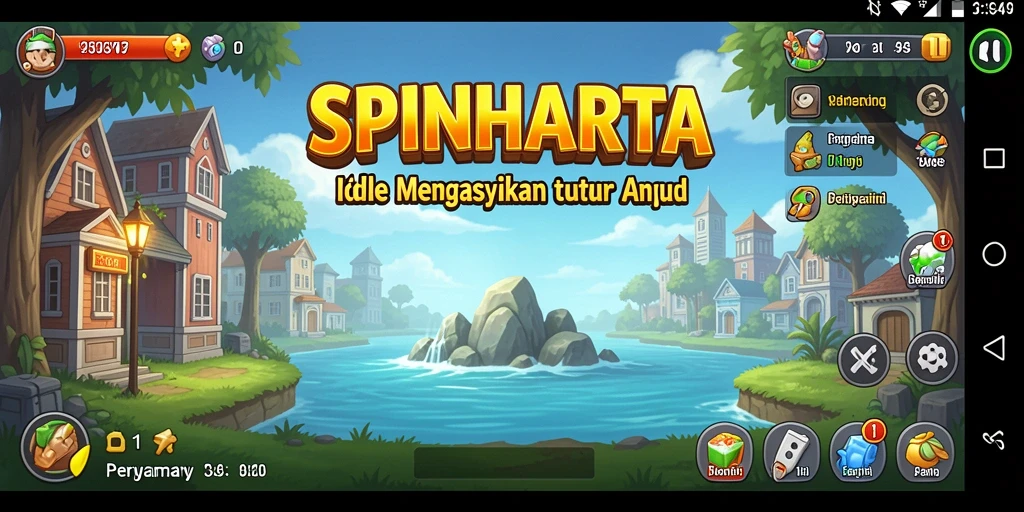 Tangkapan layar SPINHARTA menunjukkan permainan Idle yang menarik.