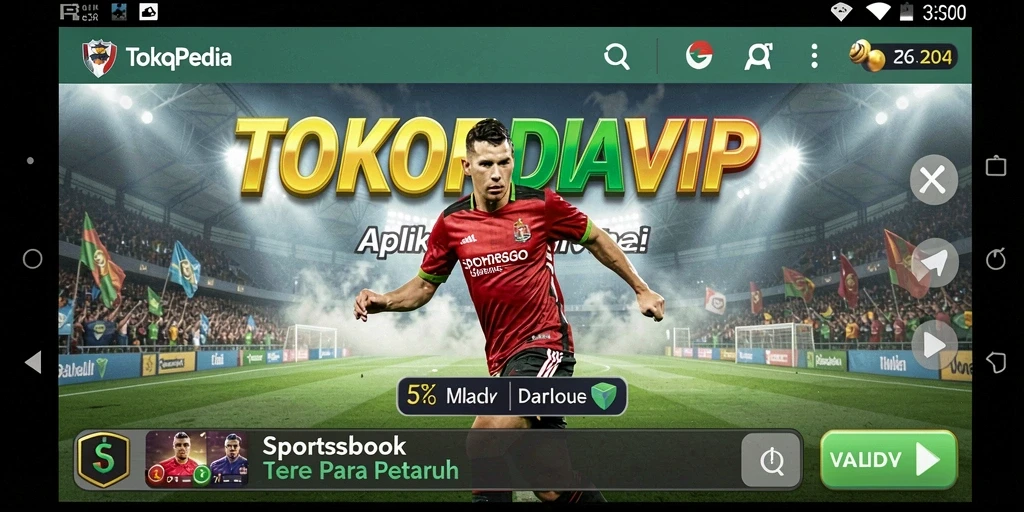 Tampilan antarmuka TOKOPEDIAVIP yang intuitif dan menarik.