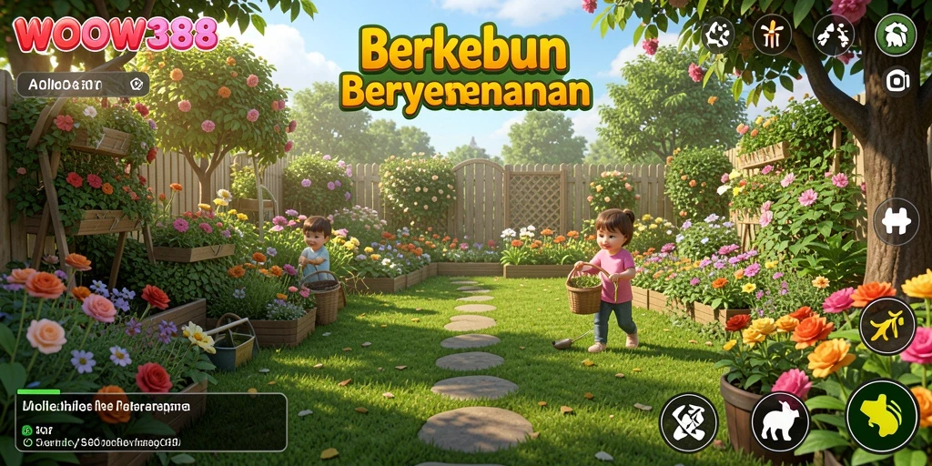 Tampilan gameplay WOW388 yang menarik saat bercocok tanam.