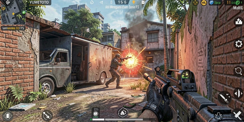 Gameplay menegangkan YUMETOTO dengan aksi FPS yang mendebarkan.