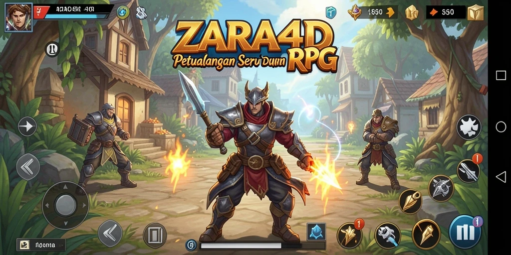 Tampilan gameplay epik dalam game ZARA4D yang menarik.